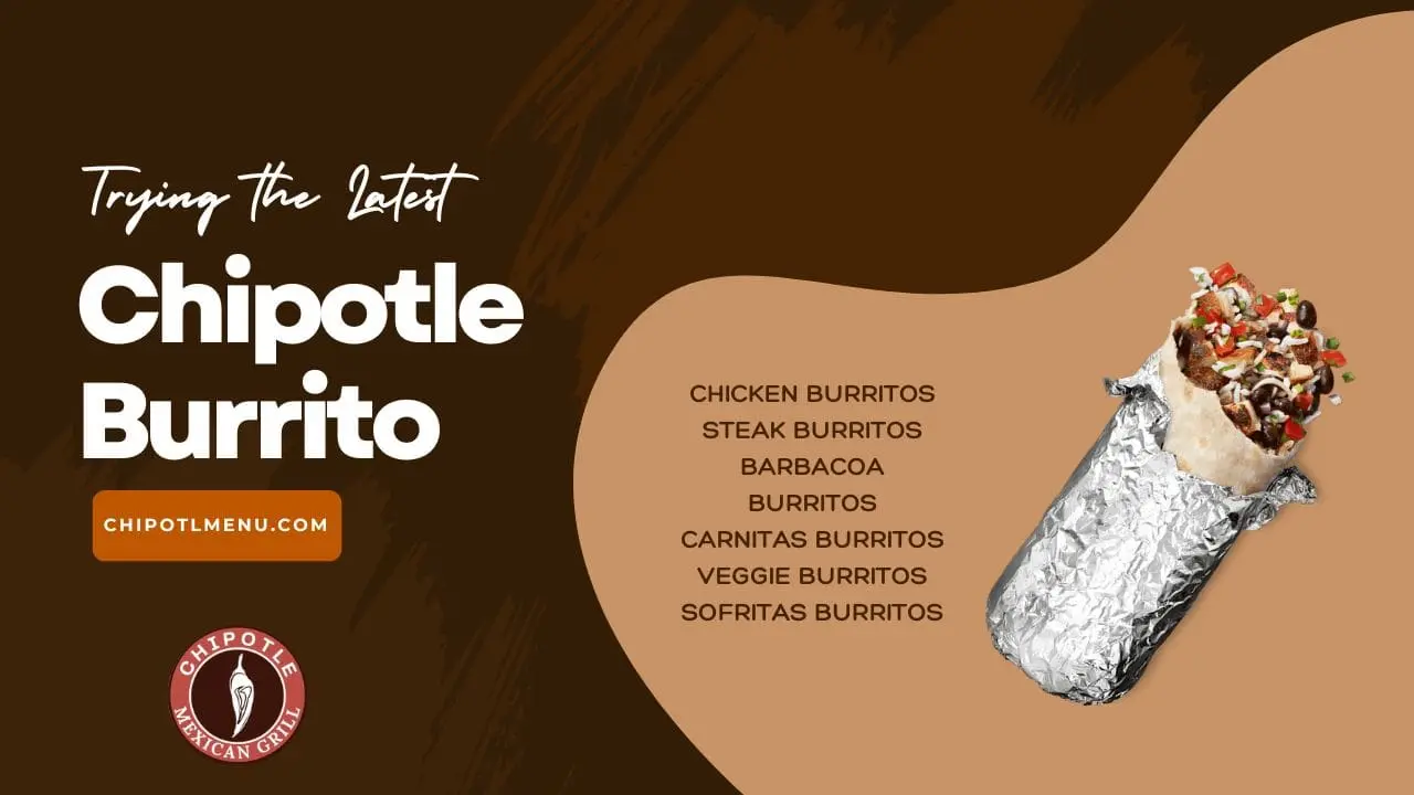 chipotle burrito menu
