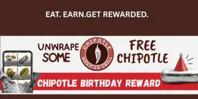 Chipotle Birthday Reward 1 chipotle birthday rewards